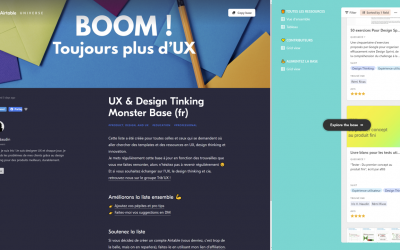 Découvrez la UX & Design Tinking Monster Base de Iris Naudin !