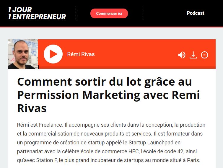 Podcast – Comment sortir du lot grâce au Permission Marketing ?