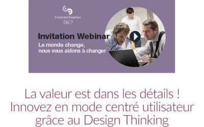 Réservez votre place pour mon prochain webinar 100% gratuit sur le Design Thinking ! (Et posez-moi toutes vos questions)